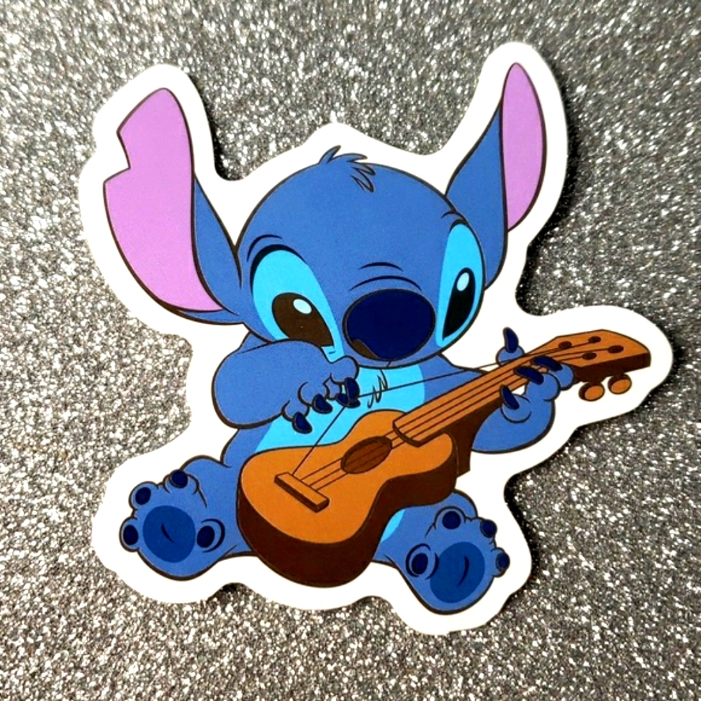 LILO & STITCH DISNEY waterproof sticker Guitars